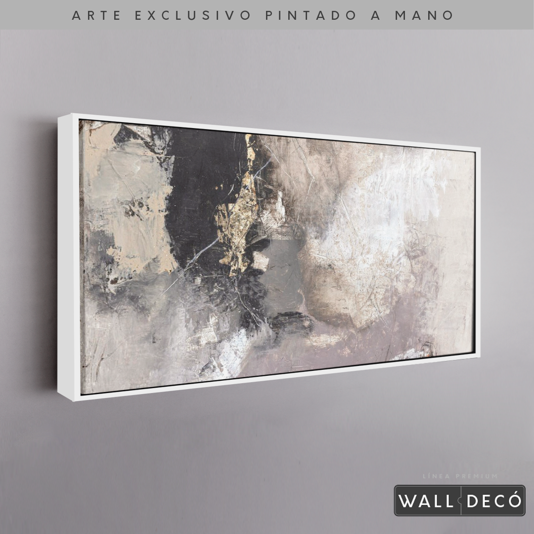 Arte Pintado a Mano Desierto Místico Horizontal