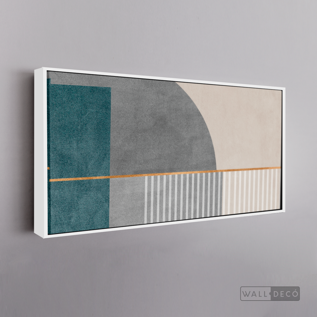 Cuadro Abstracto Minimalista Proporción Áurea