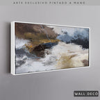 Arte Pintado a Mano Recuerdo Ancestral Horizontal