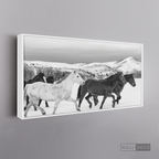 Cuadro Animales Caballos Boho Horizontal