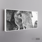 Cuadro Animales Elefante Boho Horizontal