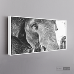 Cargar imagen en el visor de la galería, Cuadro Animales Elefante Boho Horizontal
