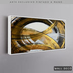Arte Pintado a Mano Aura de Abundancia Horizontal