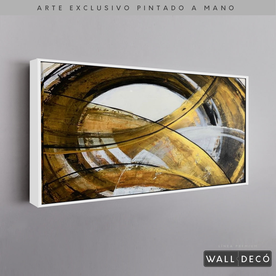 Arte Pintado a Mano Aura de Abundancia Horizontal