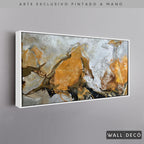 Arte Pintado a Mano Terracota Horizontal