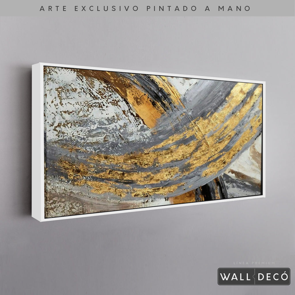 Arte Pintado a Mano Vientos de Abundancia Horizontal