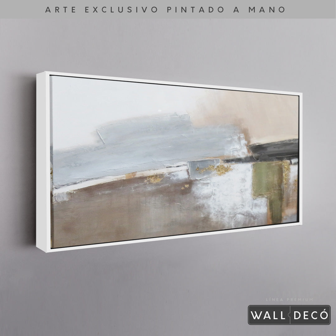 Arte Pintado a Mano Naturaleza Estructural Horizontal