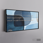 Cargar imagen en el visor de la galería, Cuadro Fragmentos Abstractos Azul
