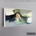 Arte Pintado a Mano Pensamiento Musical Horizontal