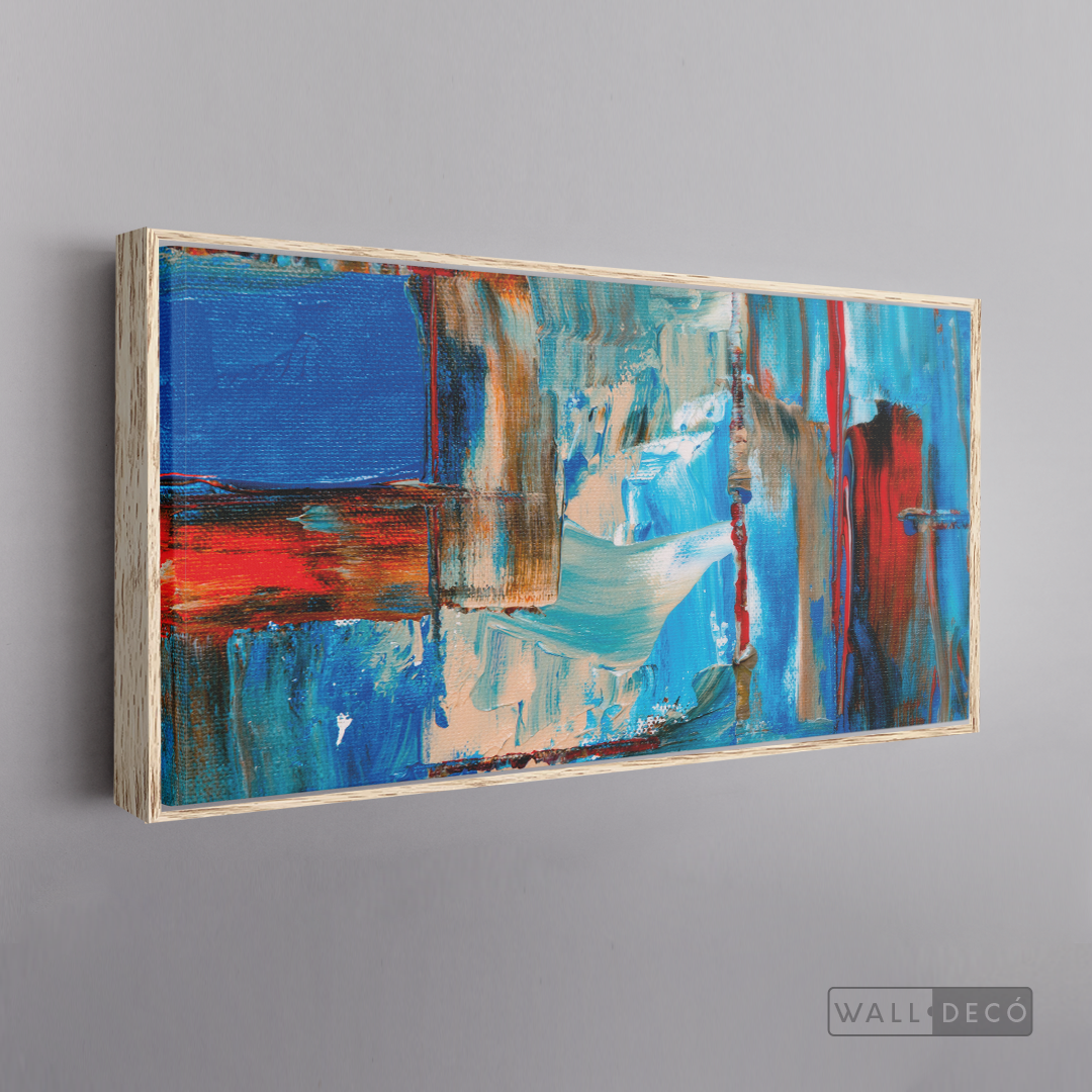 Arte Abstracto Profundidad Azul