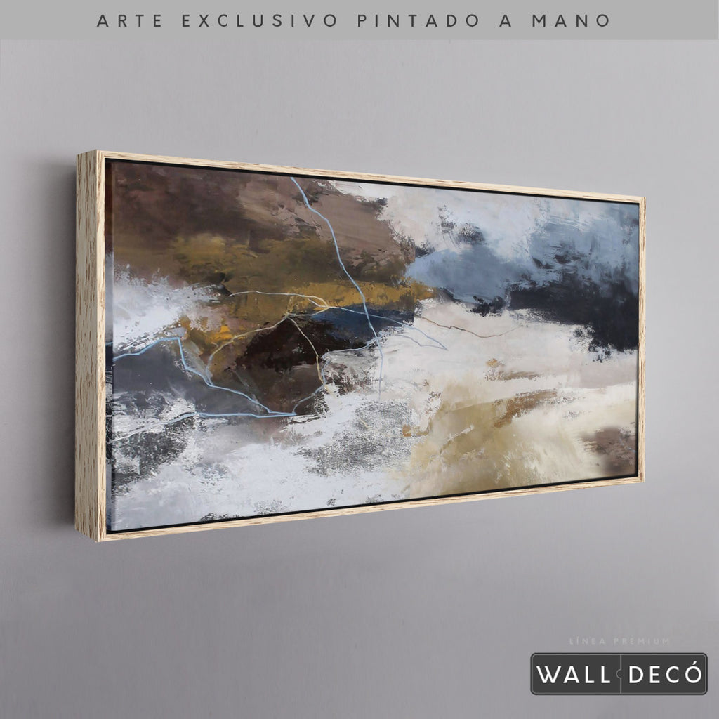 Arte Pintado a Mano Recuerdo Ancestral Horizontal