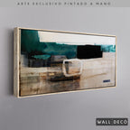 Arte Pintado a Mano Utopia Horizontal