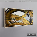 Arte Pintado a Mano Aura de Abundancia Horizontal