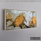 Arte Pintado a Mano Terracota Horizontal