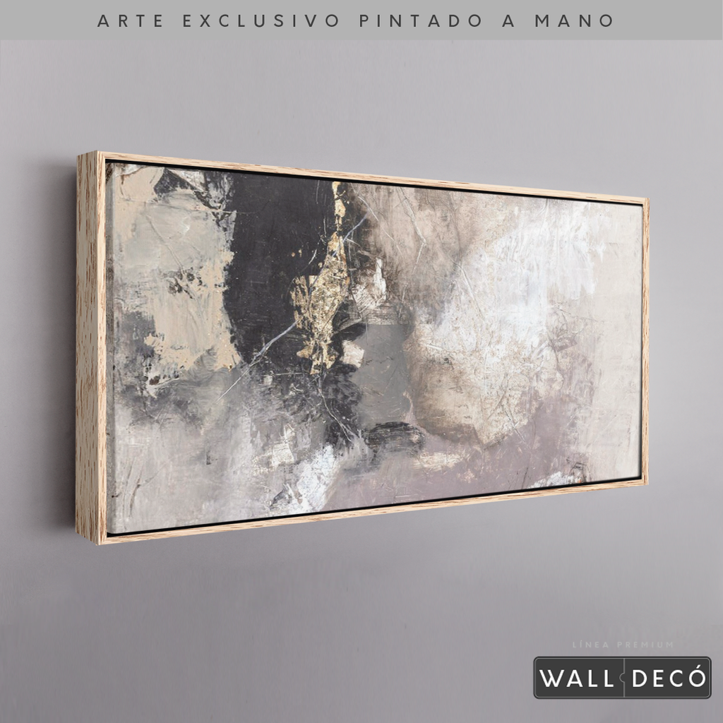Arte Pintado a Mano Desierto Místico Horizontal