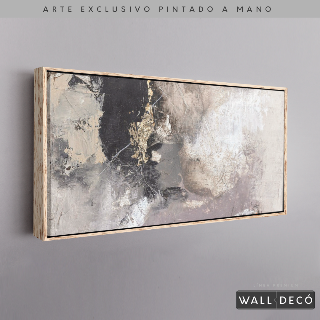 Arte Pintado a Mano Desierto Místico Horizontal