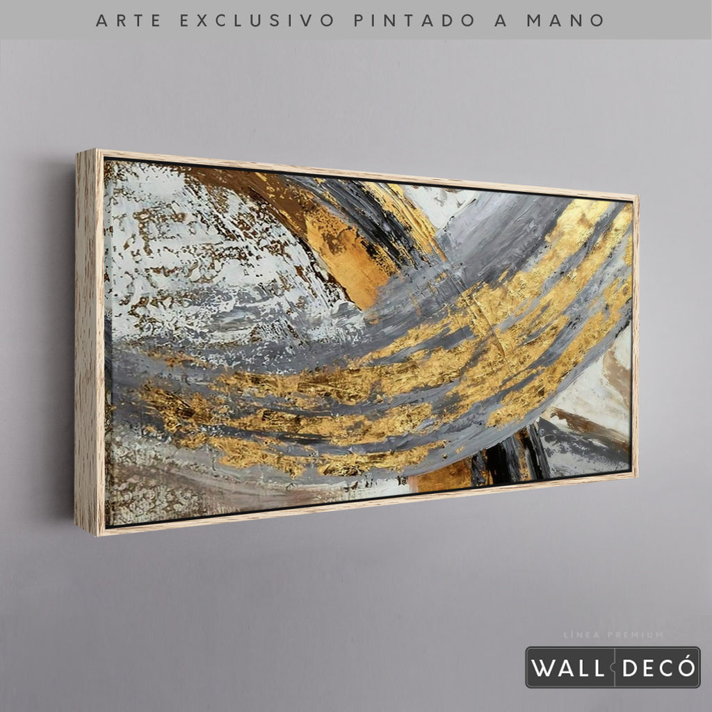 Arte Pintado a Mano Vientos de Abundancia Horizontal