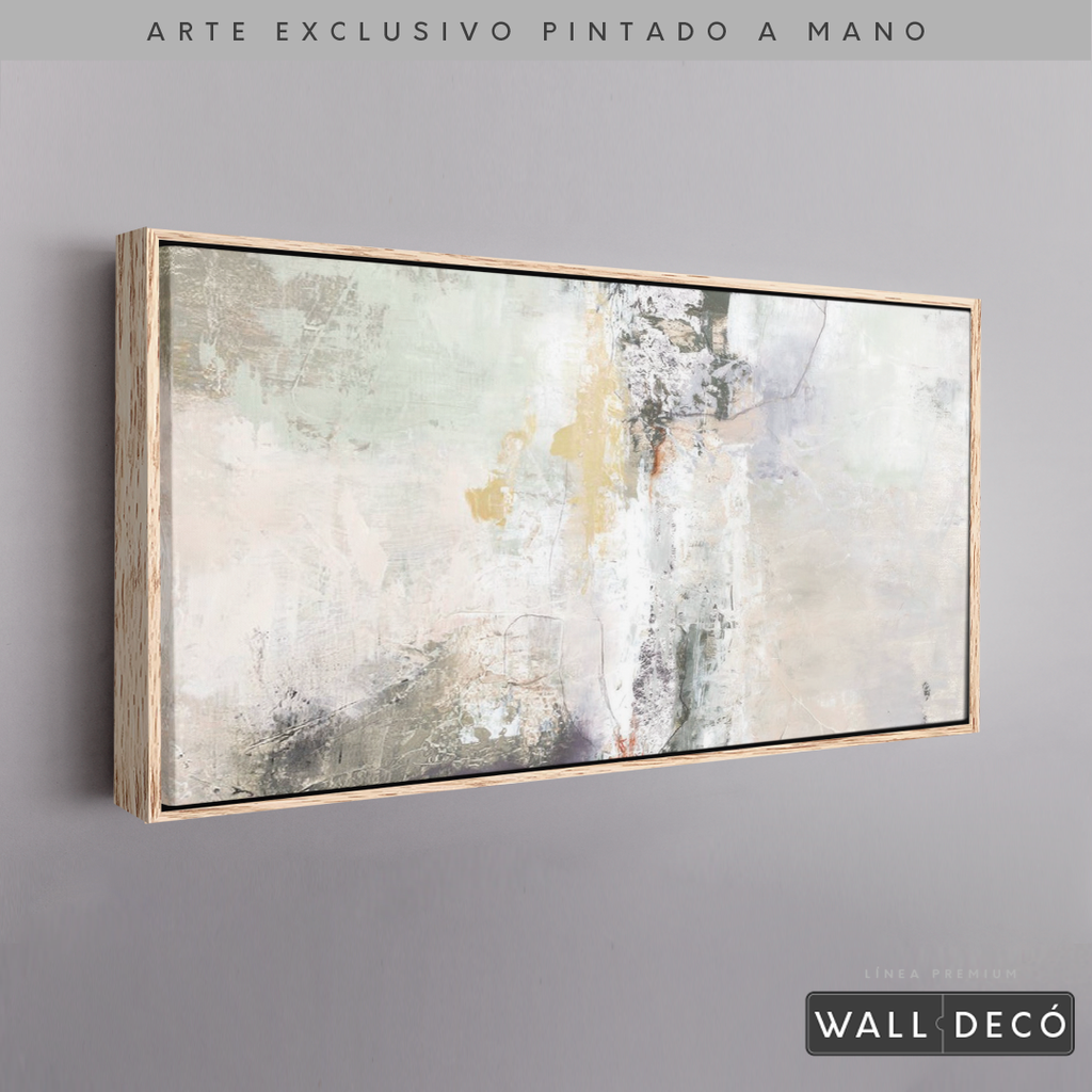 Arte Pintado a Mano Bruma Del Amanecer Horizontal