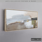 Arte Pintado a Mano Naturaleza Estructural Horizontal