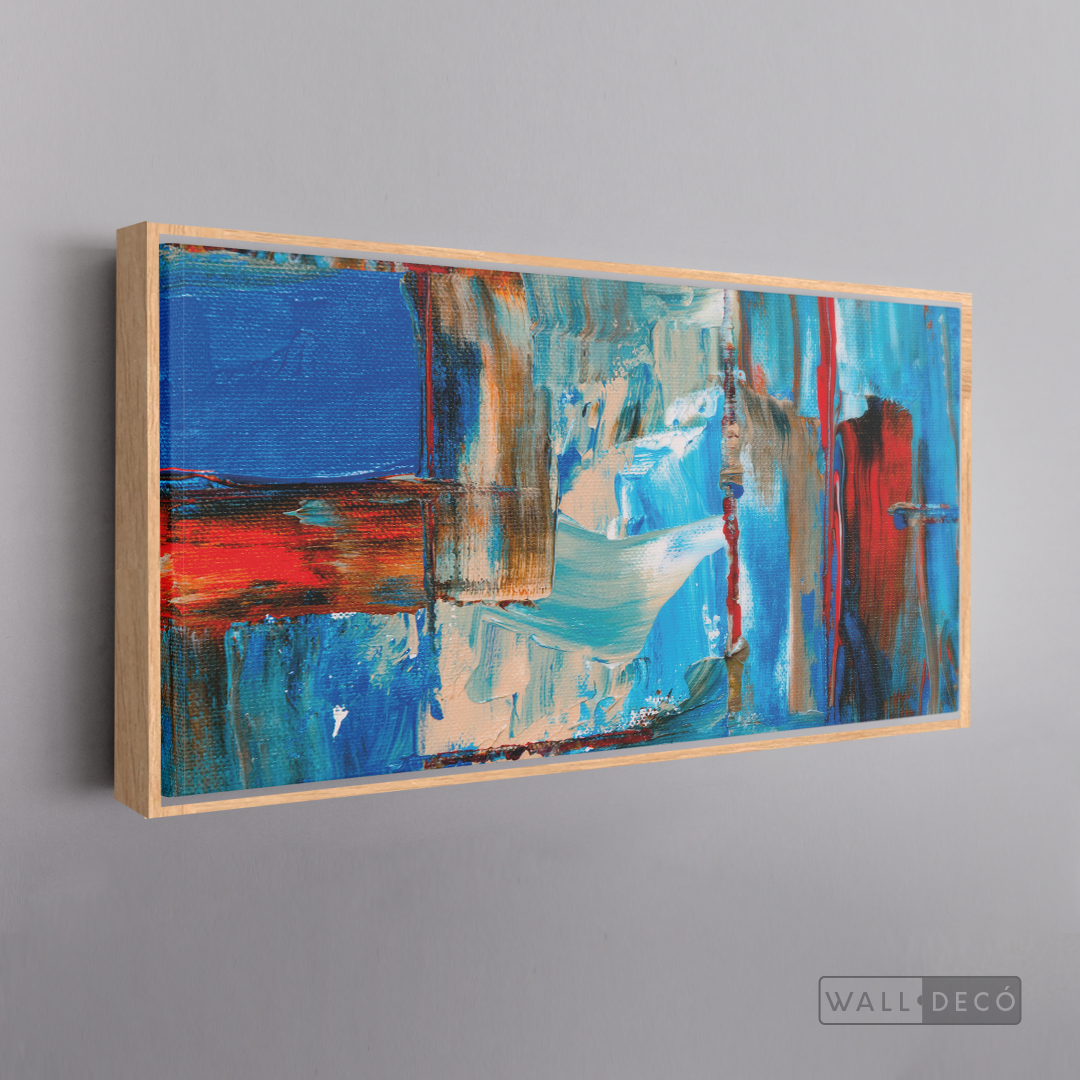 Arte Abstracto Profundidad Azul
