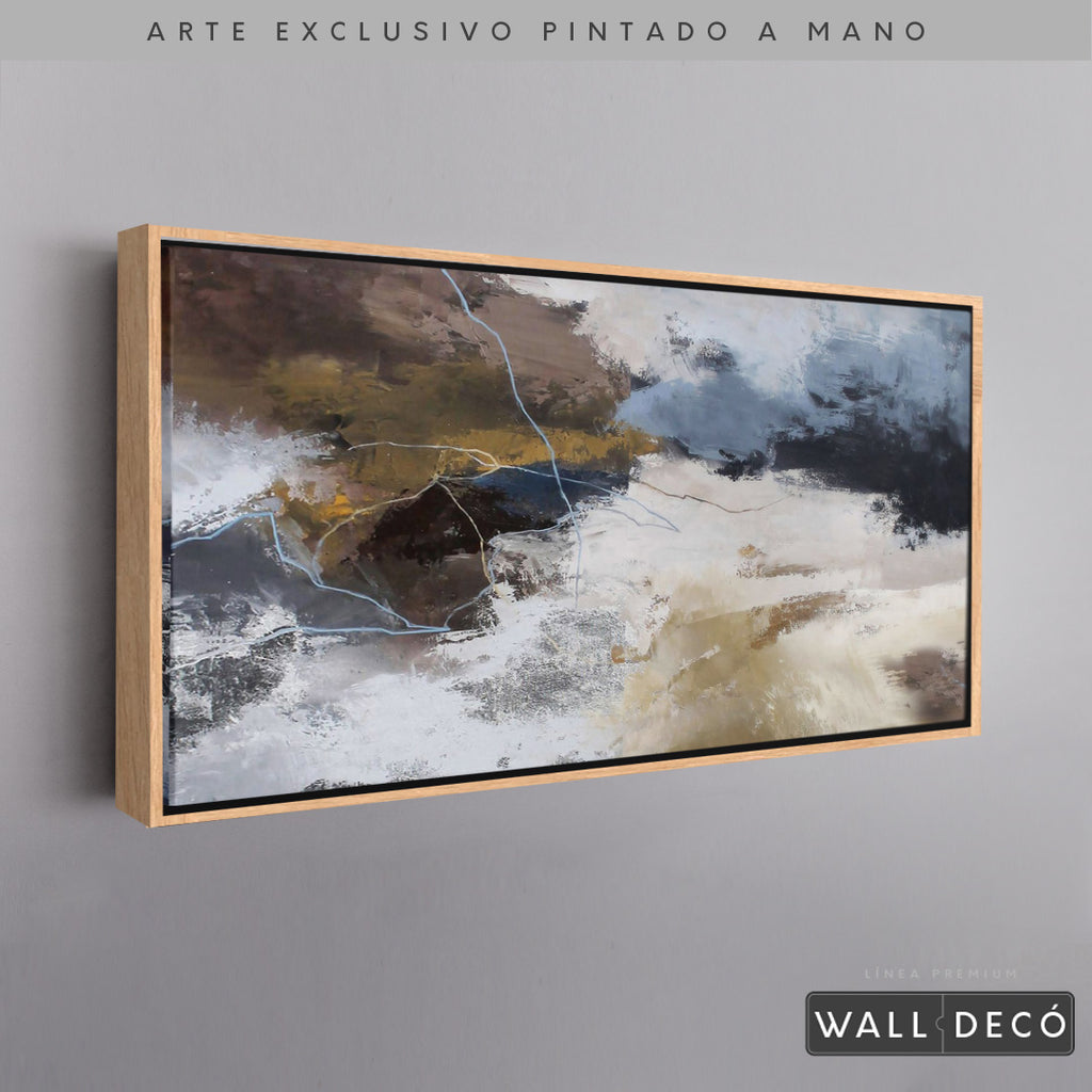 Arte Pintado a Mano Recuerdo Ancestral Horizontal