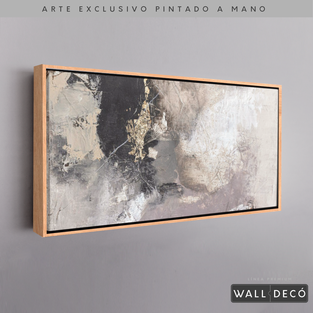 Arte Pintado a Mano Desierto Místico Horizontal