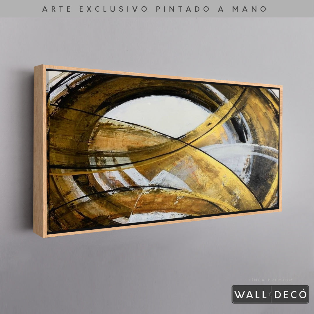 Arte Pintado a Mano Aura de Abundancia Horizontal
