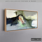 Arte Pintado a Mano Pensamiento Musical Horizontal