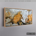 Arte Pintado a Mano Terracota Horizontal