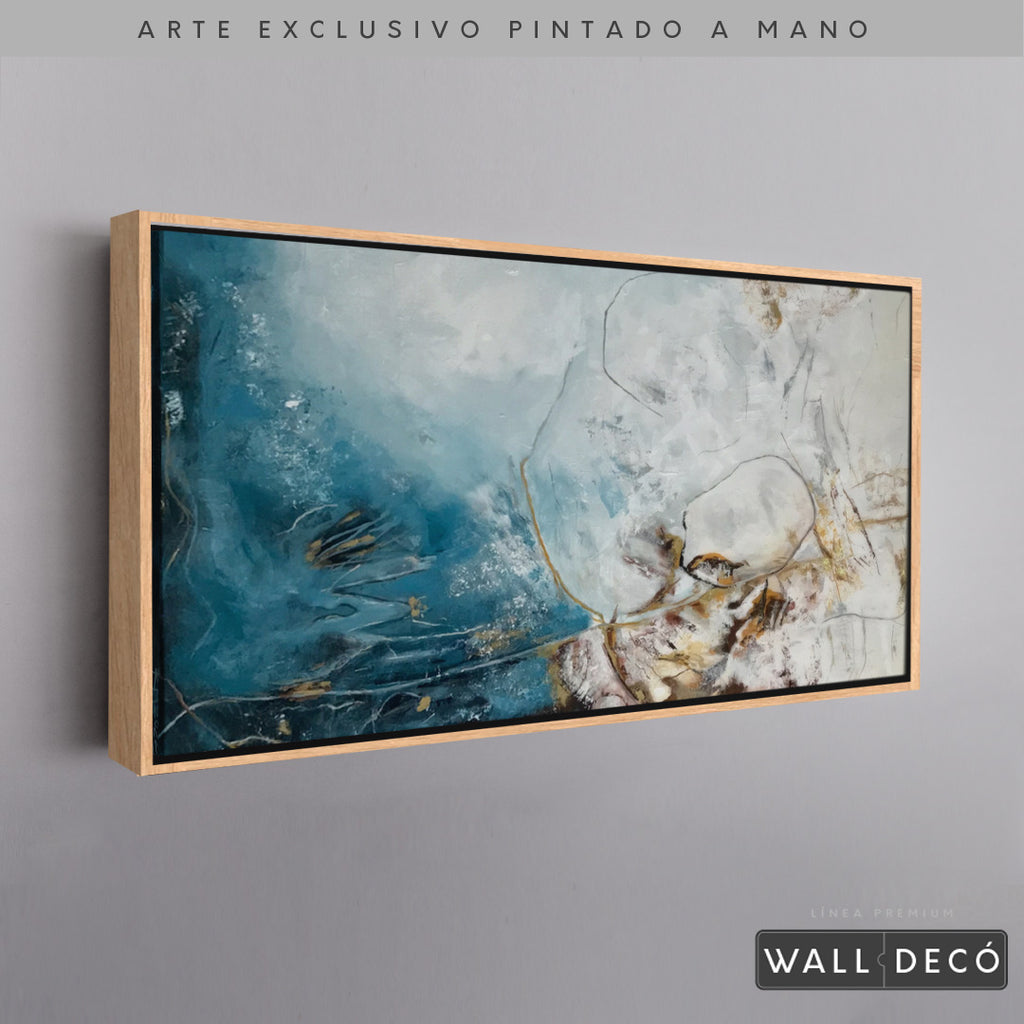 Arte Pintado a Mano Perfume Del Mar horizontal