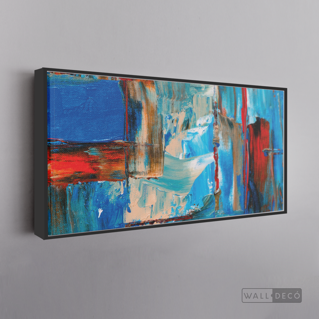 Arte Abstracto Profundidad Azul