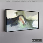 Arte Pintado a Mano Pensamiento Musical Horizontal