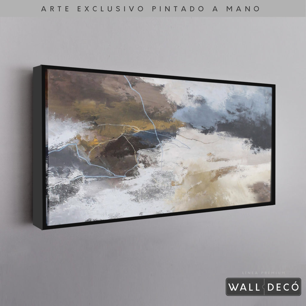 Arte Pintado a Mano Recuerdo Ancestral Horizontal
