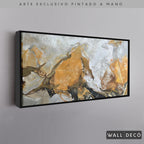 Arte Pintado a Mano Terracota Horizontal
