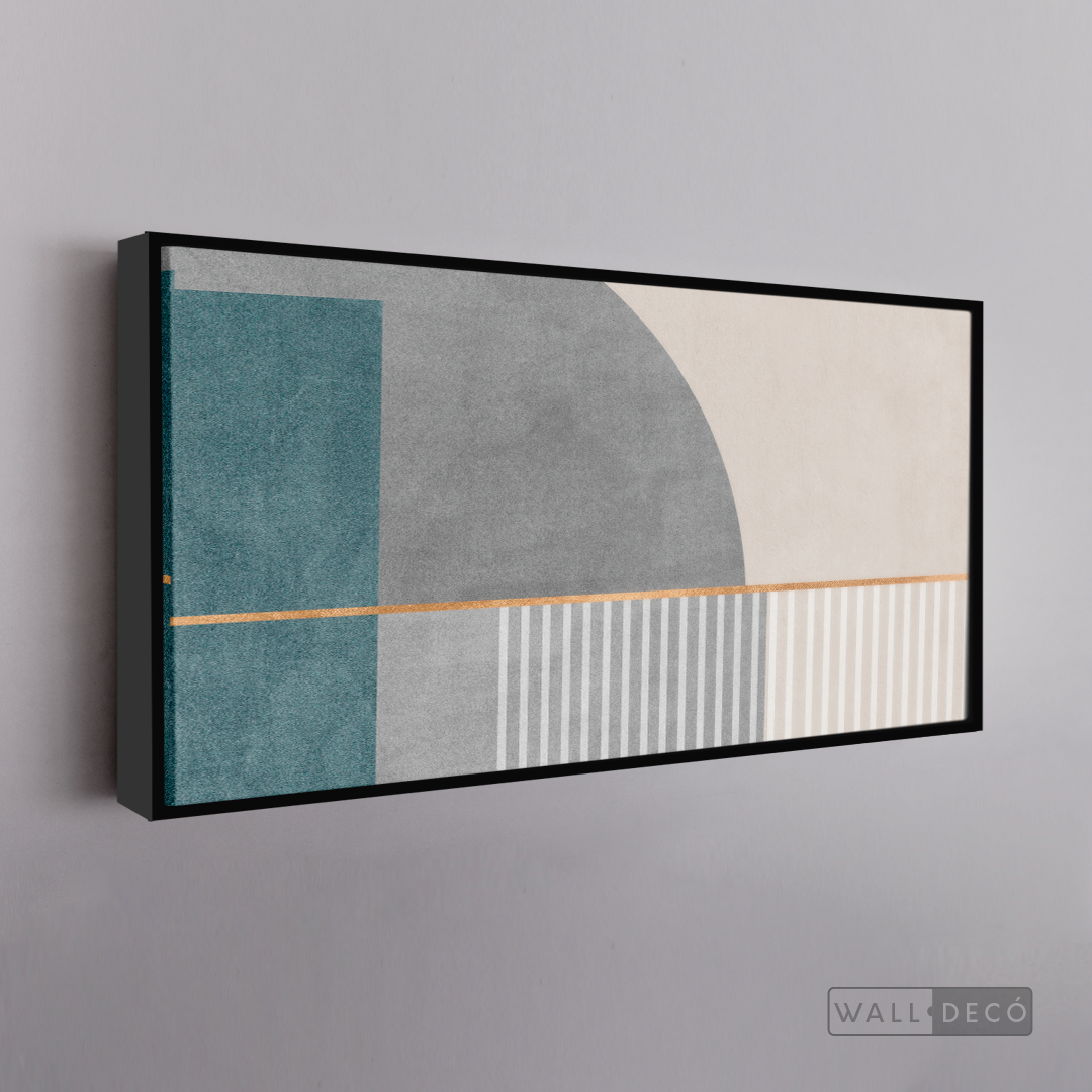 Cuadro Abstracto Minimalista Proporción Áurea