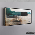Arte Pintado a Mano Utopia Horizontal