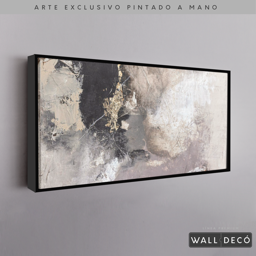 Arte Pintado a Mano Desierto Místico Horizontal