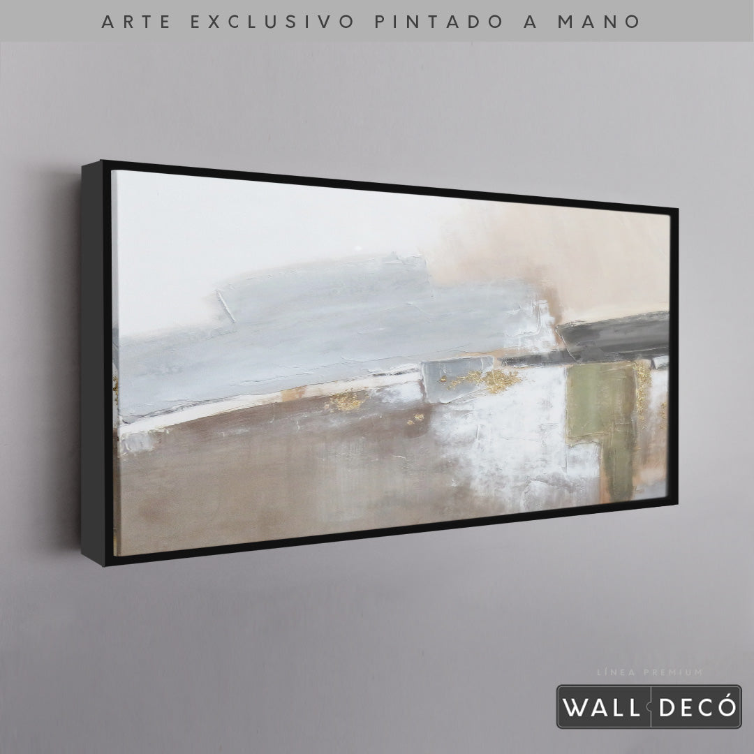 Arte Pintado a Mano Naturaleza Estructural Horizontal