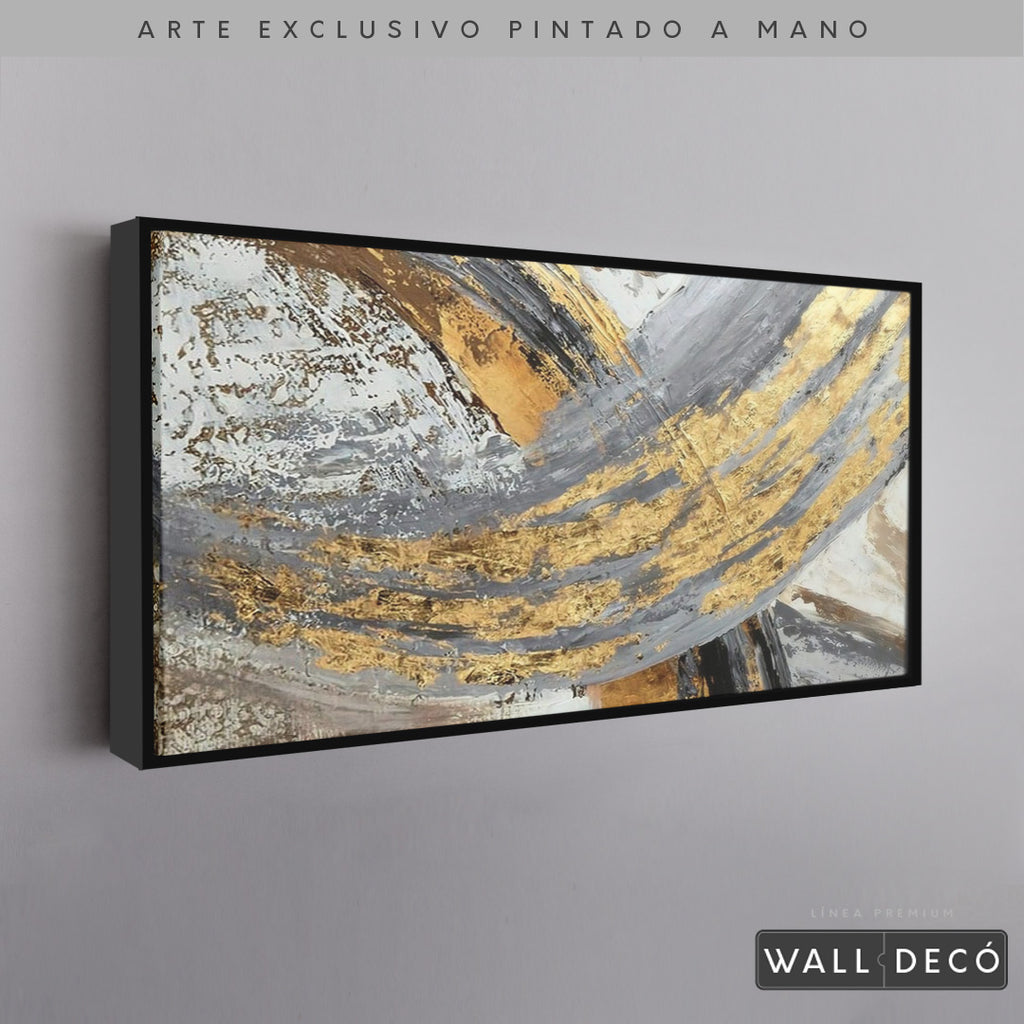 Arte Pintado a Mano Vientos de Abundancia Horizontal