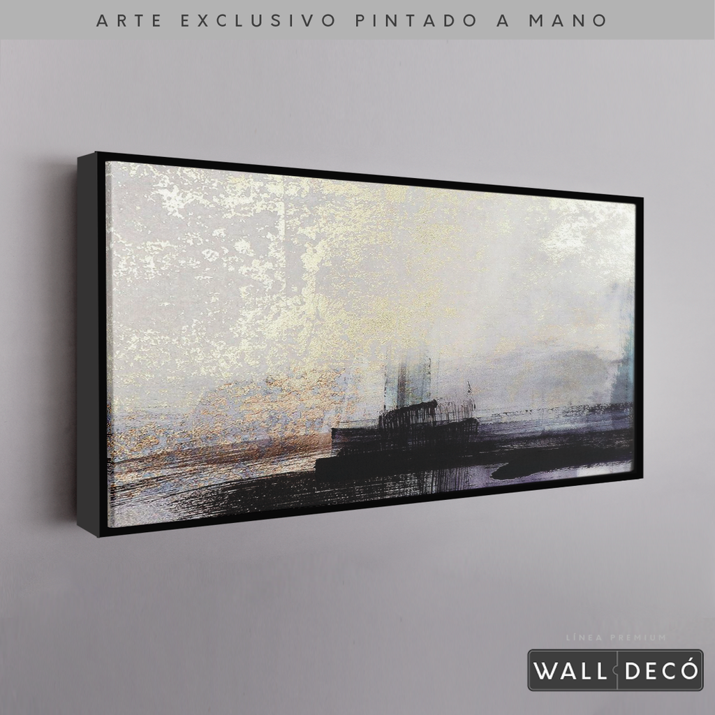Arte Pintado a Mano Persistencia De La Memoria Horizontal