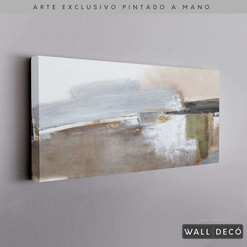 Arte Pintado a Mano Naturaleza Estructural Horizontal