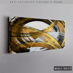 Arte Pintado a Mano Aura de Abundancia Horizontal