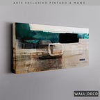 Arte Pintado a Mano Utopia Horizontal