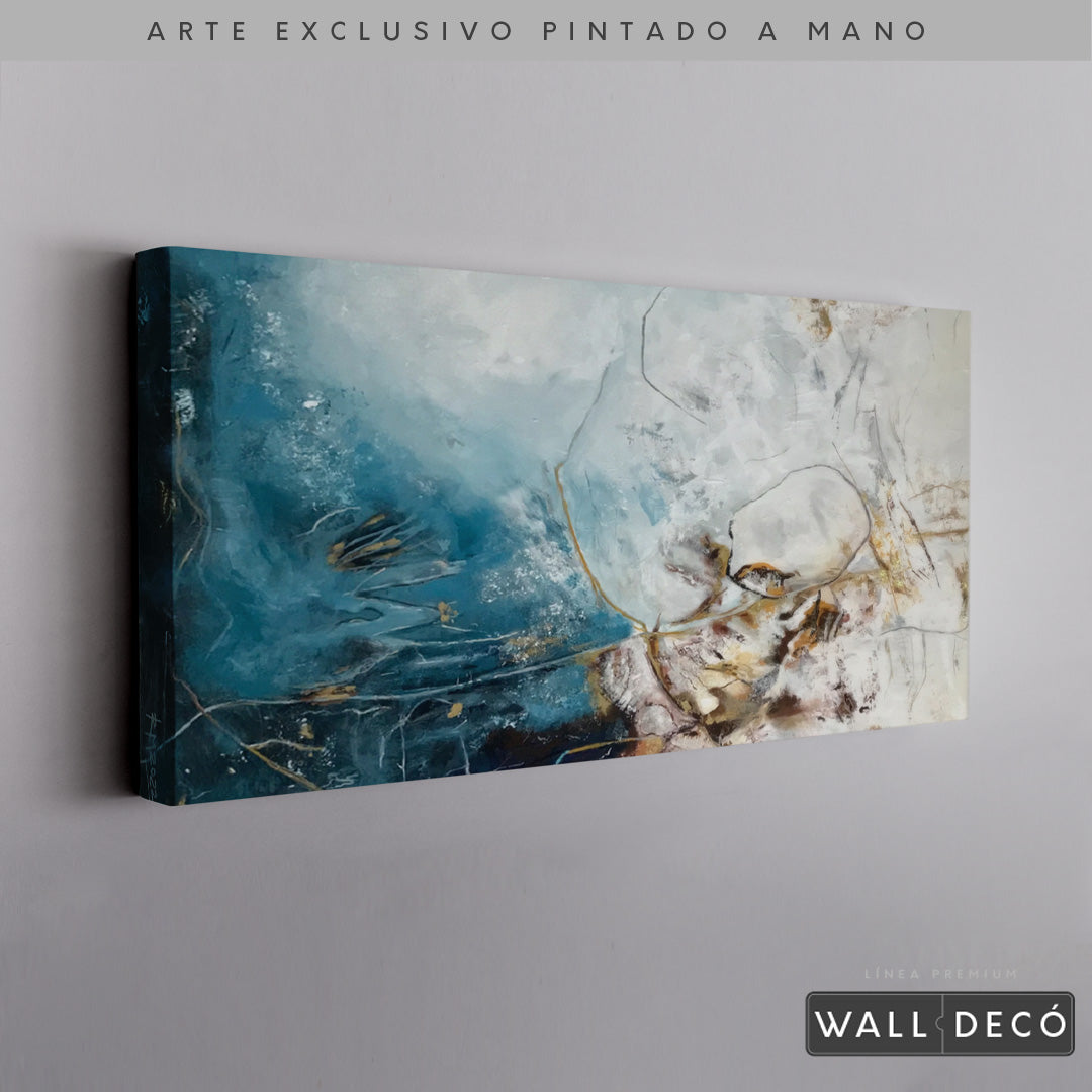 Arte Pintado a Mano Perfume Del Mar horizontal