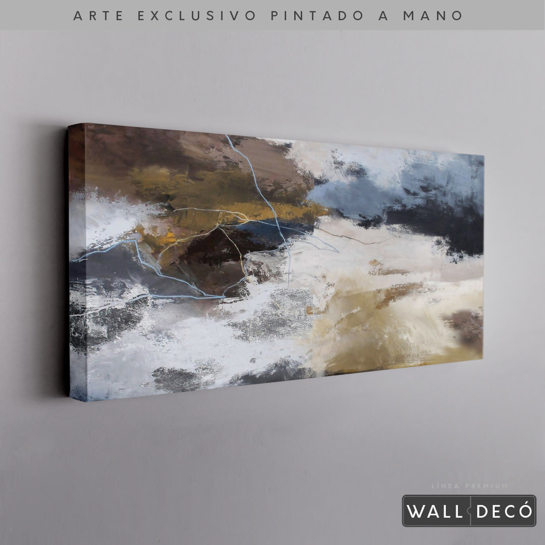 Arte Pintado a Mano Recuerdo Ancestral Horizontal