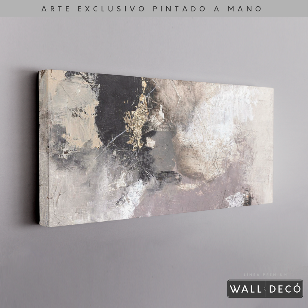 Arte Pintado a Mano Desierto Místico Horizontal