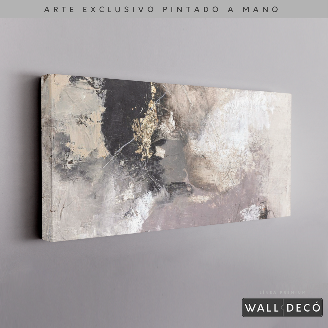 Arte Pintado a Mano Desierto Místico Horizontal