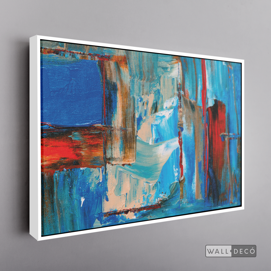 Arte Abstracto Profundidad Azul