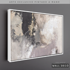 Arte Pintado a Mano Desierto Místico Horizontal