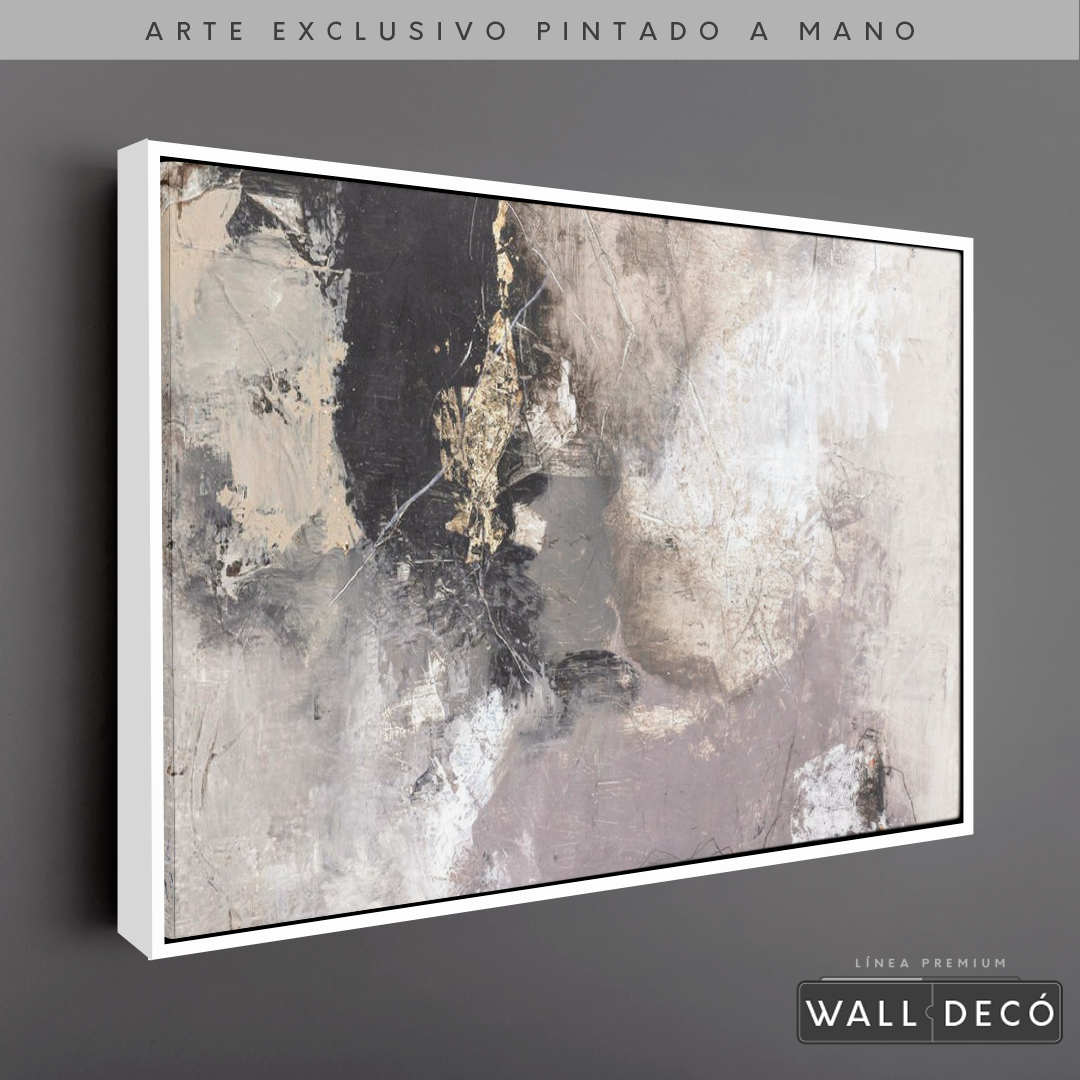 Arte Pintado a Mano Desierto Místico Horizontal